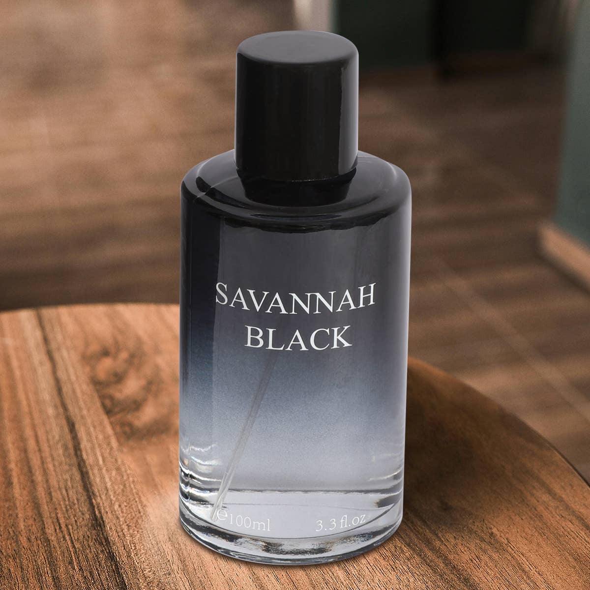 Colonia en aerosol natural Savannah Black para hombres